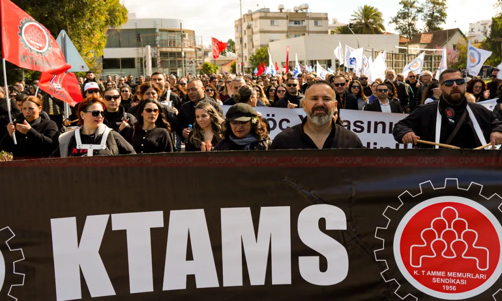 Protests during Turkish Cypriot strike over cost-of-living adjustments ...